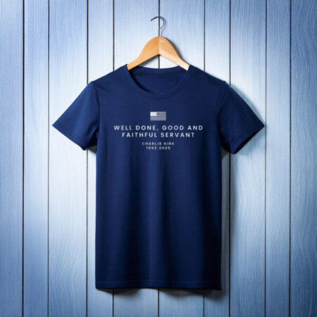 Charlie Kirk Faithful Servant Memorial Shirt