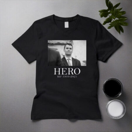Hero RIP Charlie Kirk 1993–2025 Memorial Shirt